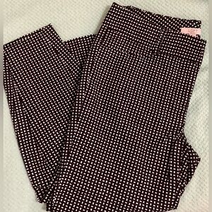 LOFT Black & White Capri Pants Petite Capris